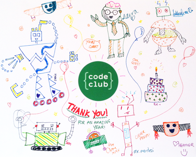 Thank you with robots!